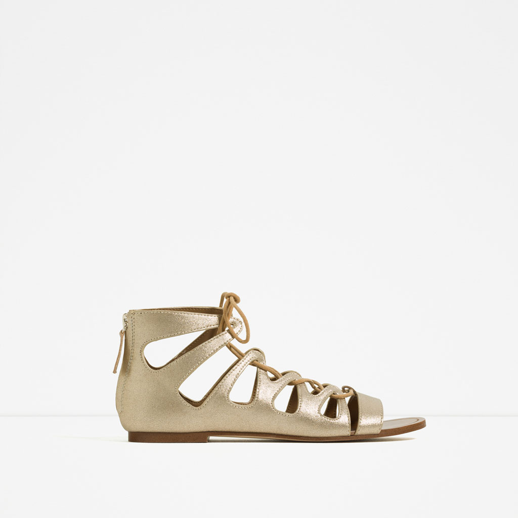 Metaliczne buty trendy 2016