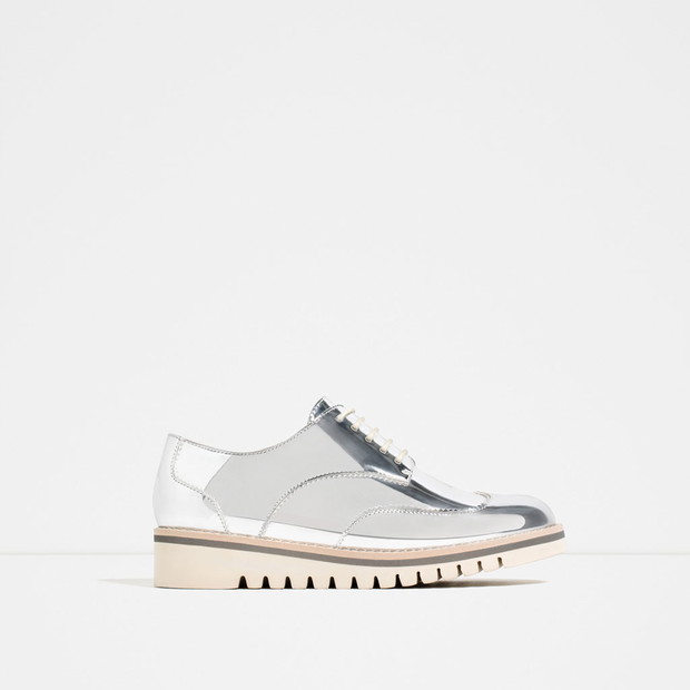 Metaliczne buty trendy 2016