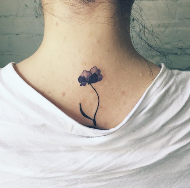 Tatuaże kwiaty, tatuaże rośliny, fot. instagram.com/catherine_harmony