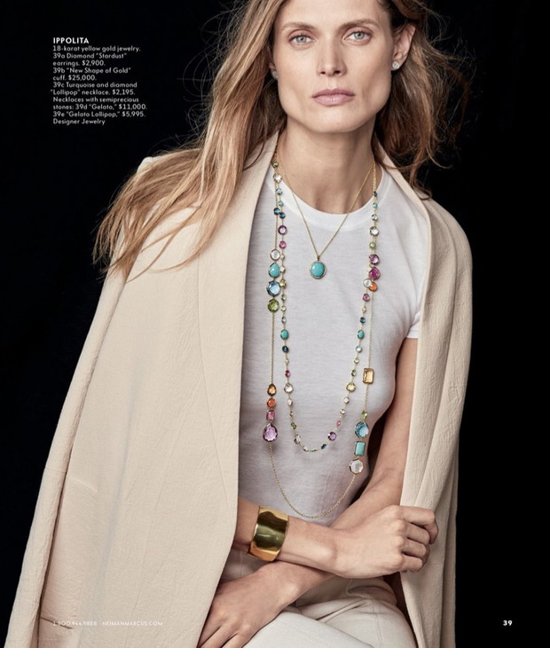 Małgosia Bela w katalogu Neiman Marcus 2016