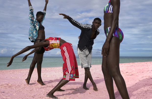 Pharrell Williams x adidas Originals Pink Beach wiosna-lato 2016