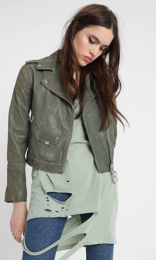 Diesel, skórzana ramoneska L-SERY, 1763,30 zł (zalando.pl)