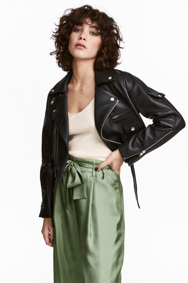 H&M, skórzana ramoneska, 999 zł