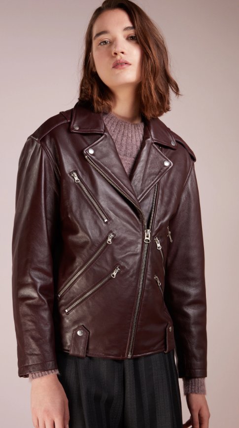 McQ Alexander McQueen, skórzana ramoneska ZIP BIKER JACKET, 2899 zł (zalando.pl)