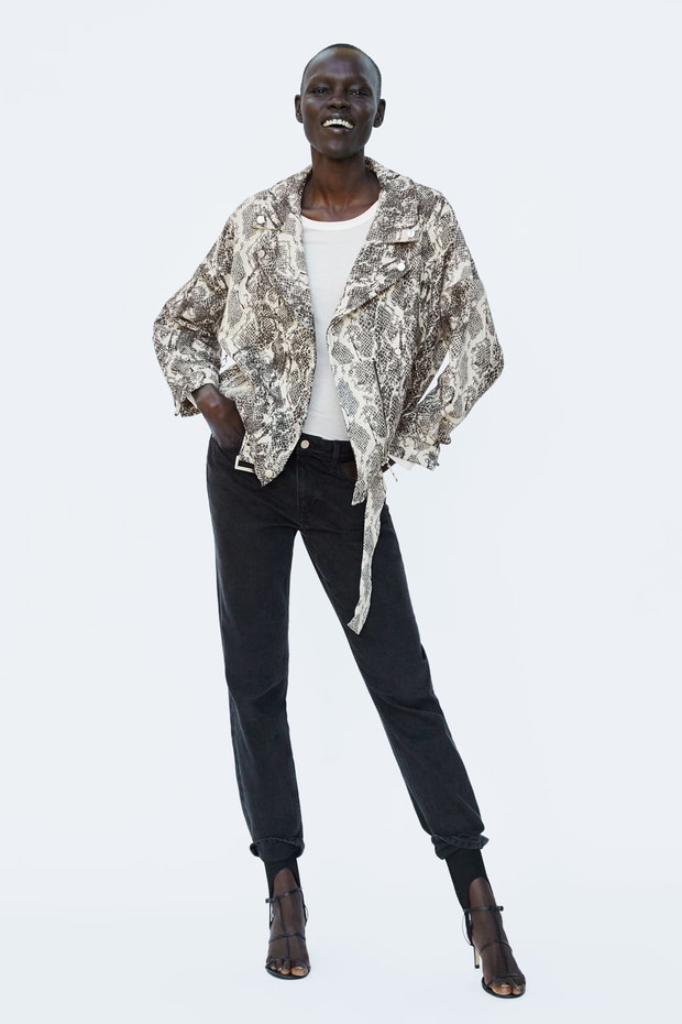 Zara, kurta w stylu motocyklowym, 249 zł