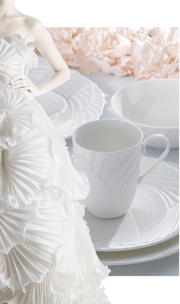 Marchesa: piękne suknie i...porcelana! fot. mat. pras. Lenox
