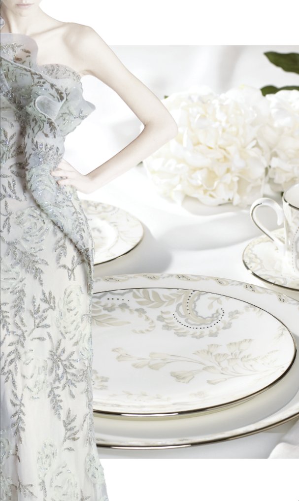 Marchesa: piękne suknie i...porcelana! fot. mat. pras. Lenox