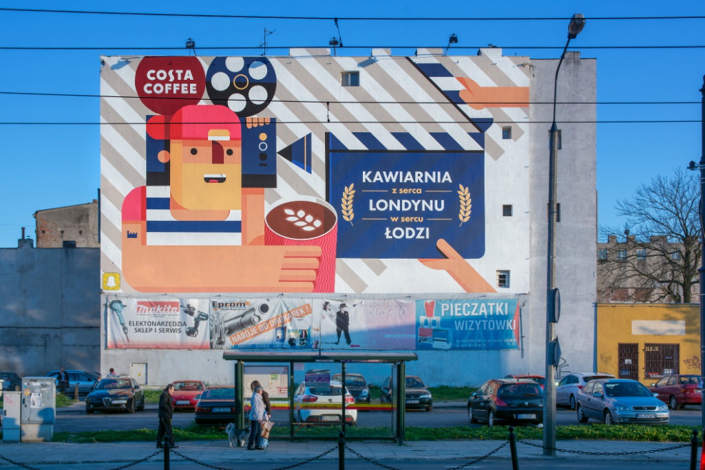 Urodzinowe murale COSTA COFFEE
