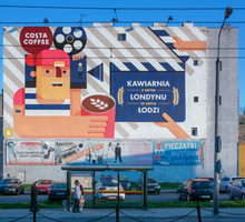 Urodzinowe murale COSTA COFFEE