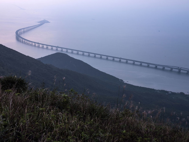 Views of the Hong Kong-Macau-Zhuhai Bridge Ahead of its Opening