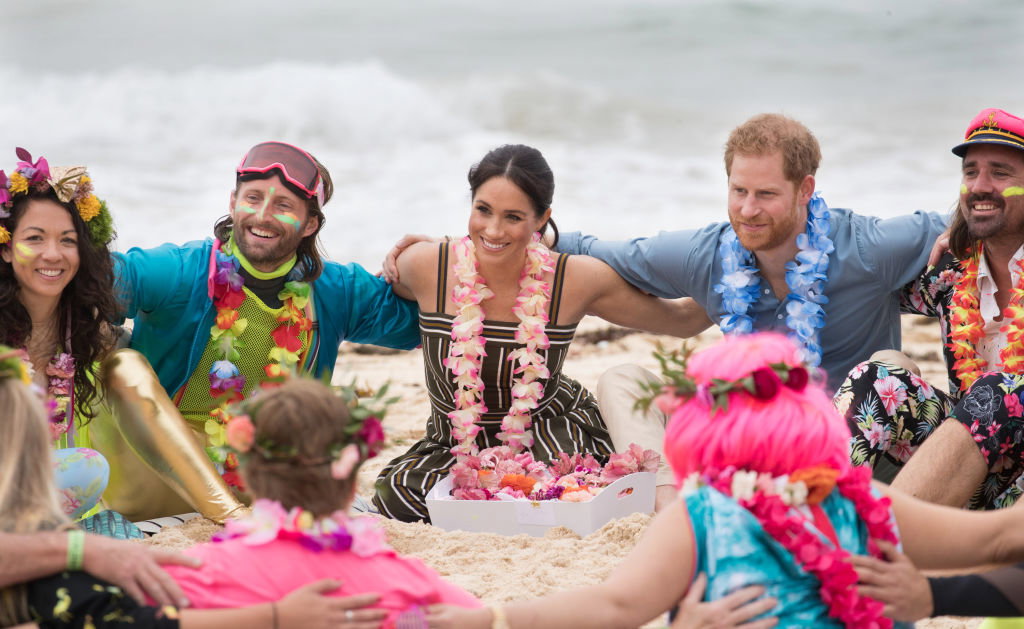 Meghan Markle i Książę Harry na Bondi Beach