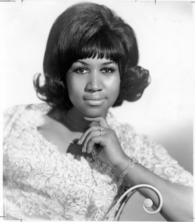 Aretha Franklin (1942-2018), amerykańska piosenkarka soulowa i bluesowa.