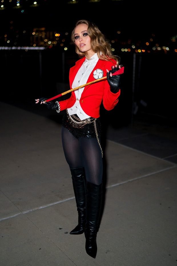 Lily-Rose Depp Hosts V Magazine Halloween Party Presented by Chanel