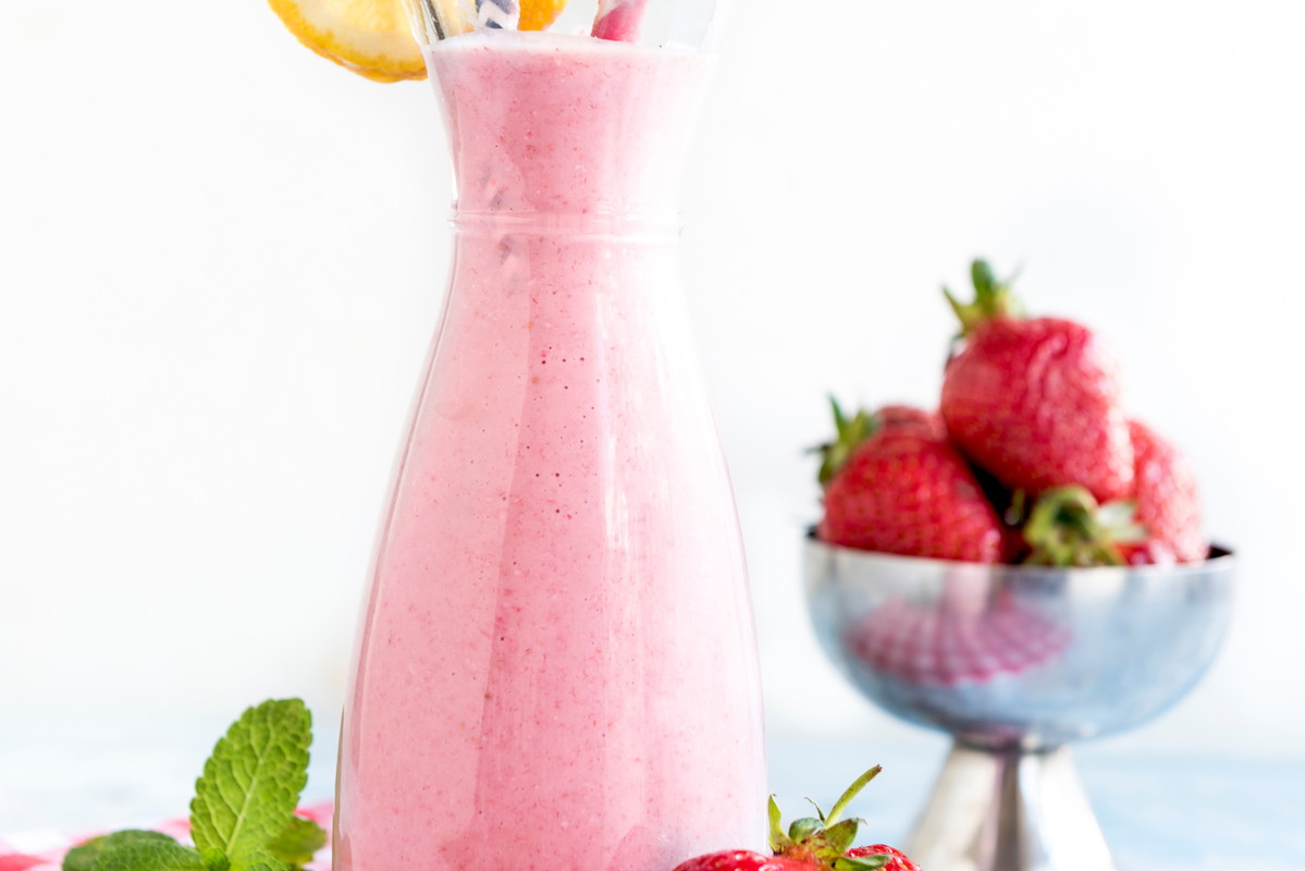 Truskawkowe smoothie podkręcające metabolizm