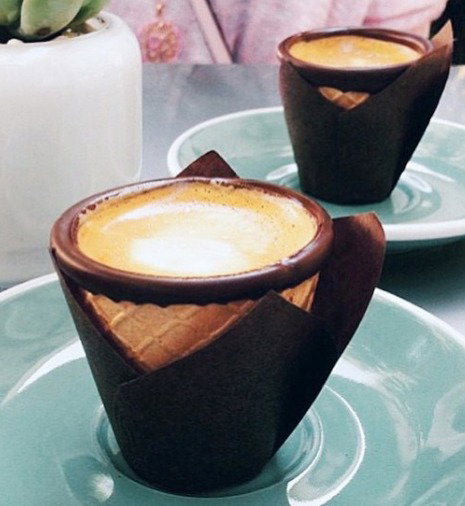 #coffeeinacone. Kawy w rożku podbijają internet!, fot. instagram scmyk