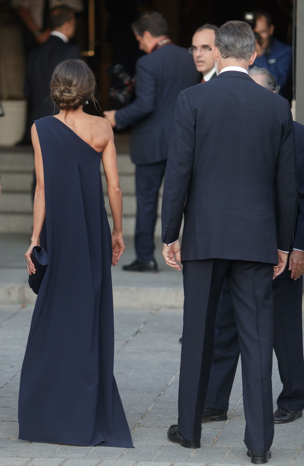 Spanish Royals Arrive At Royal Theatre
