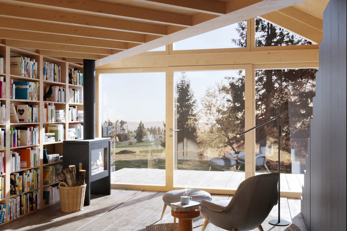 Bookworm Cabin, chatka dla miłośników czytania