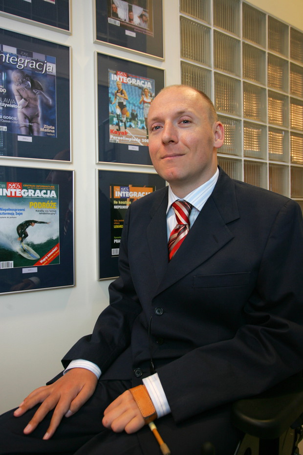 Piotr Pawłowski (1966-2018), działacz społeczny, założyciel i prezes Stowarzyszenia Przyjaciół Integracji oraz Fundacji Integracja