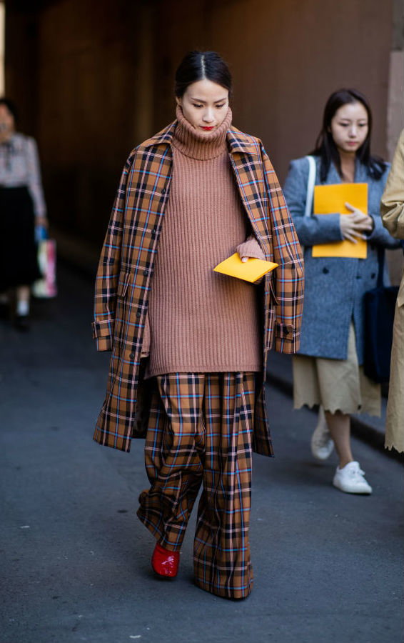 Ubrania w kratę - trendy jesień zima 2018/2019