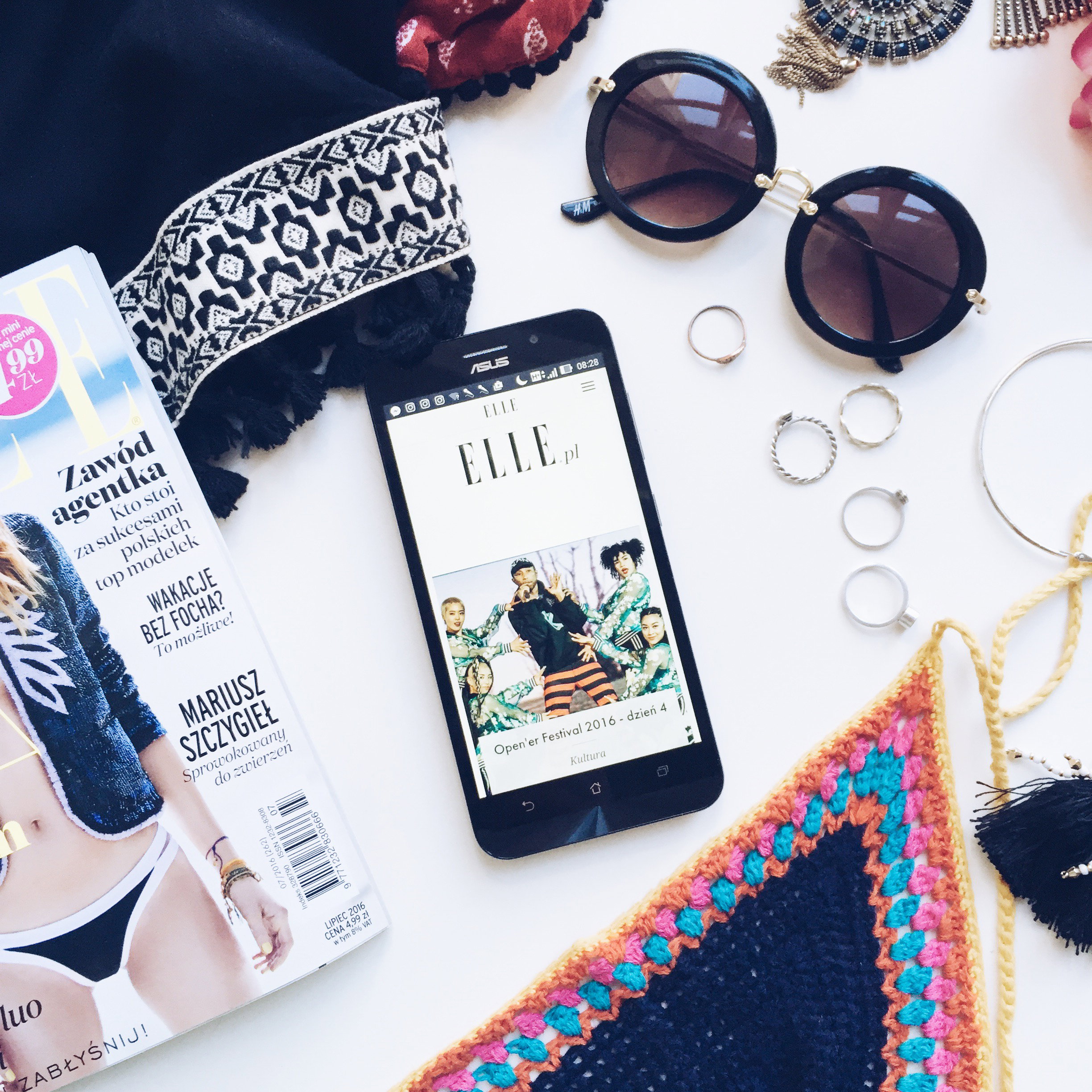 ASUS ZenFone Max - telefon  idealny na festiwale, fot. ELLE
