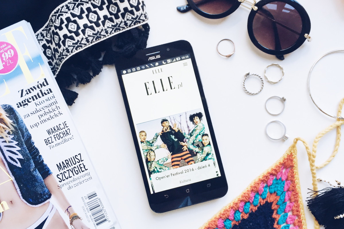 ASUS ZenFone Max - telefon idealny na festiwale, fot. ELLE