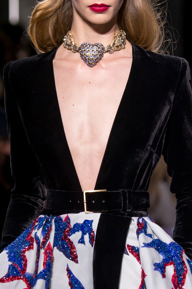 Elie Saab haute couture jesień-zima 2016/2017 - detale, fot. Imaxtree