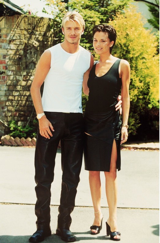 Victoria i David Beckhamowie, 1999 rok, fot. East News