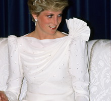 Księżna Diana podczas wizyty w Bahrajnie, 1986 rok.