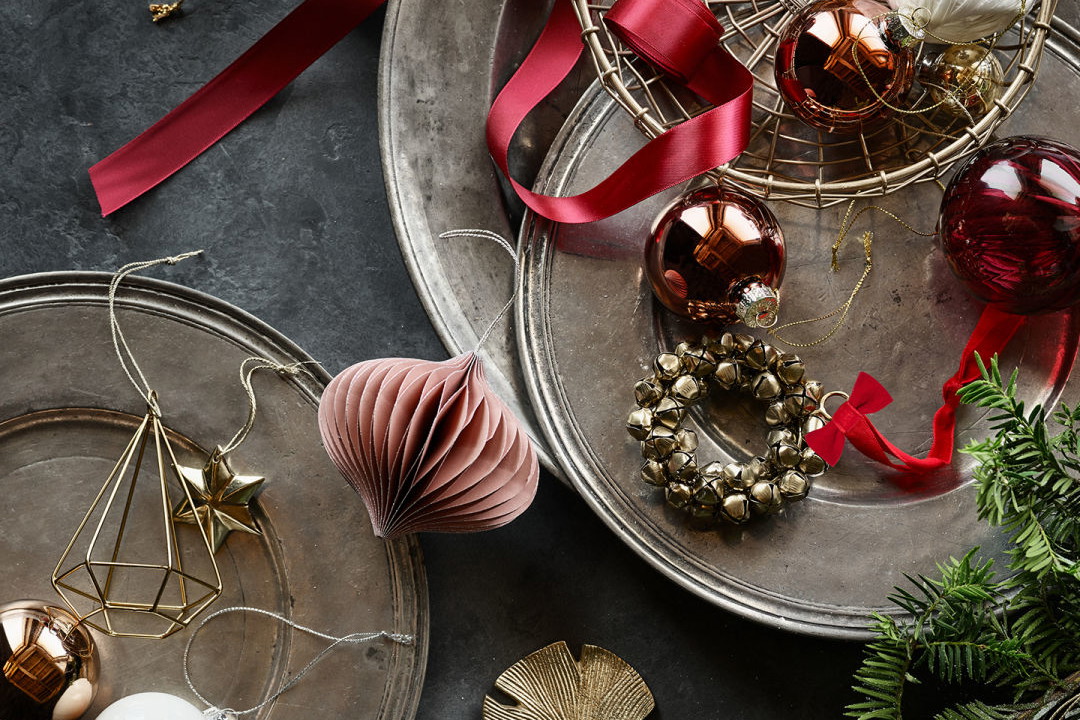 Papierowe ozdoby na choinkę, H&M HOME