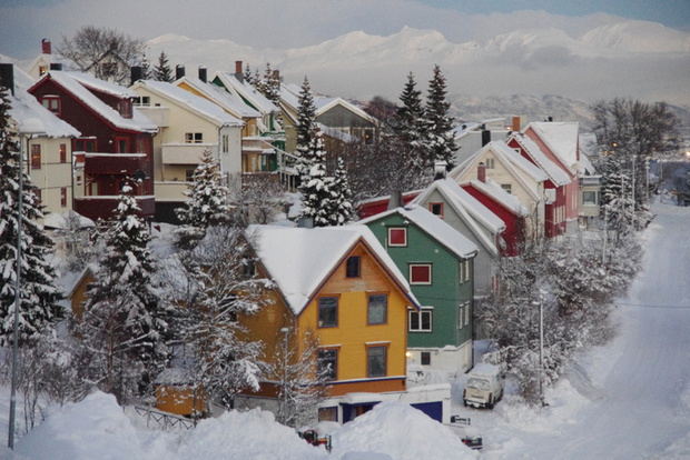 Tromso (Norway): winter postcard