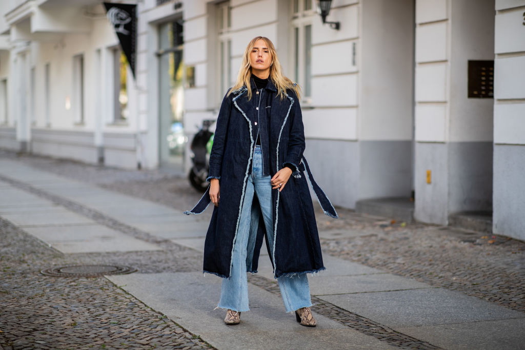 spodnie z szerokimi nogawkami - street fashion