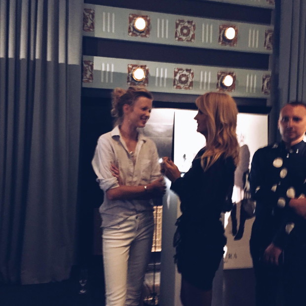 Natalia Siódmiak i Aneta Kręglicka na prezentacji Badura Icons