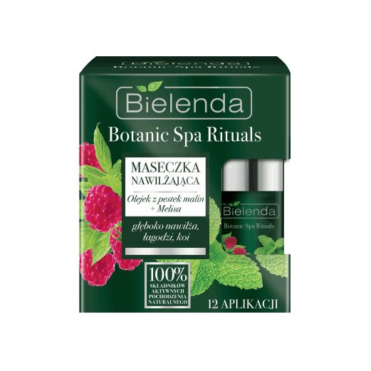 BIELENDA BOTANIC SPA RITUALS maseczka nawilżająca olejek z pestek malin+melisa, 23,99 zł