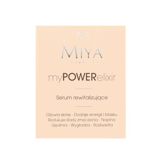 MIYA COSMETICS MYPOWERELIXIR naturalne serum rewitalizujące, 39,99 zł