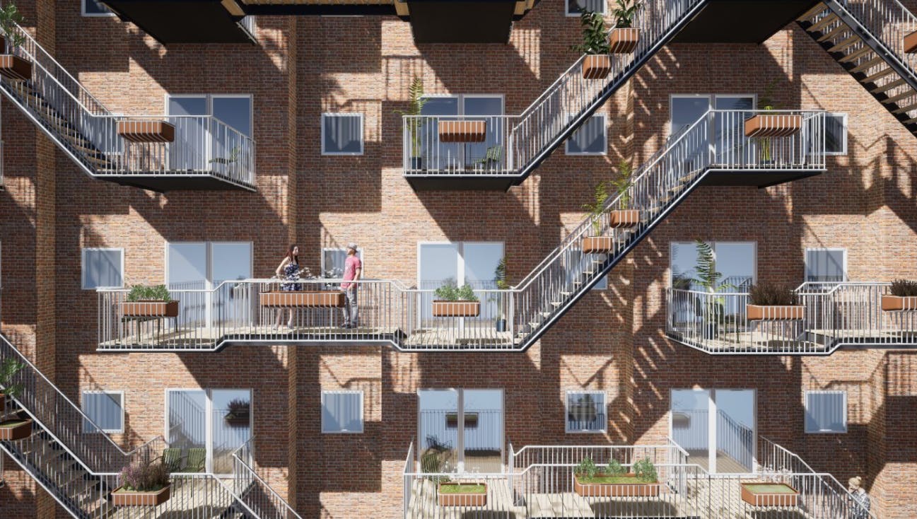 Social Balconies, projekt: Edwin van Capelleveen