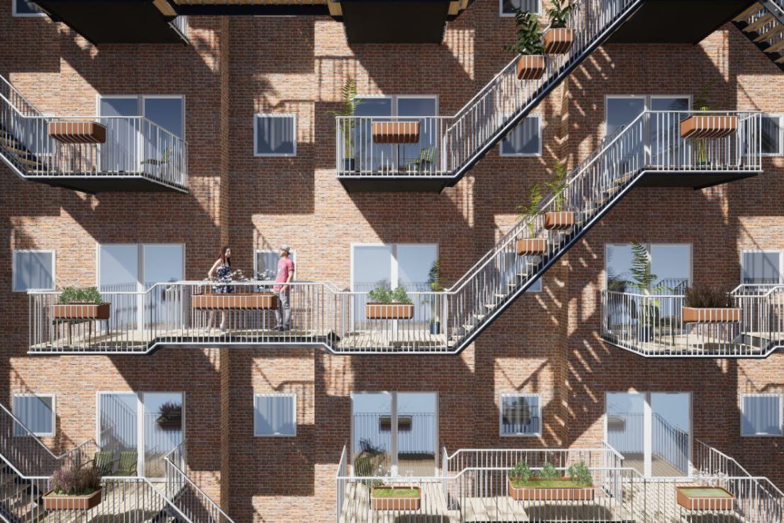 Social Balconies, projekt: Edwin van Capelleveen