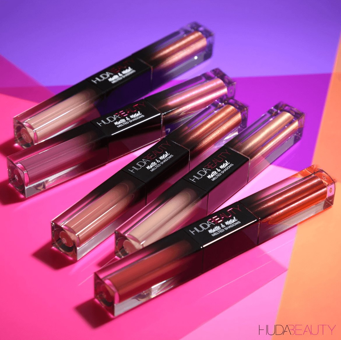 HUDA BEAUTY Matte & Metal Melted Shadows, 135 zł