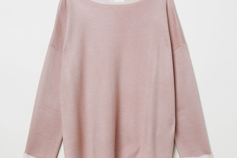 Różowy cienki sweter - H&M 129,90 zł