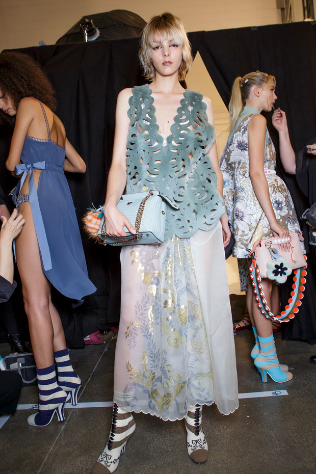 Fendi wiosna-lato 2017 - backstage