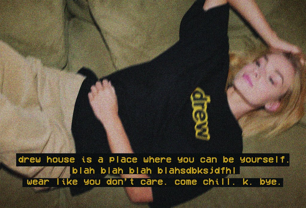 Justin Bieber - ubrania Drew House