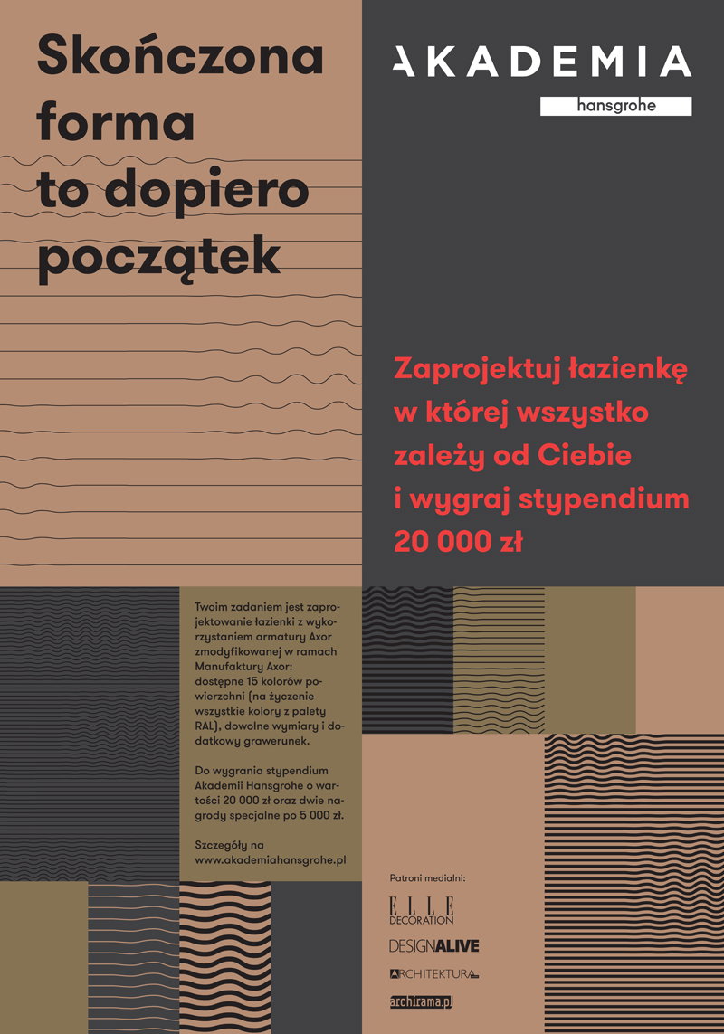Akademia Hansgrohe rusza z kolejnym konkursem dla młodych projektantów