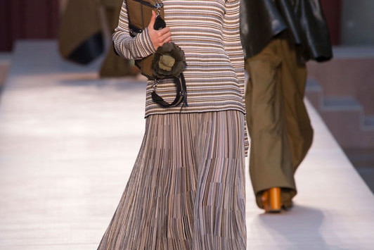 Maria Zakrzewska na wybiegu Sonia Rykiel wiosna-lato 2017