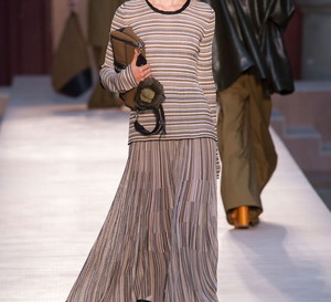 Maria Zakrzewska na wybiegu Sonia Rykiel wiosna-lato 2017