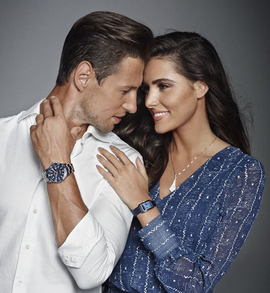 Grzegorz Krychowiak i Célia Jaunat w kampanii zegarków Albert Riele