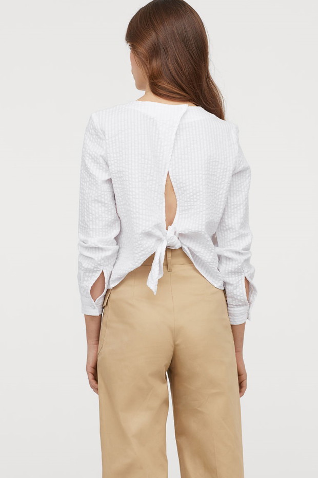 Bluzka z kory, H&M 79,99 zł