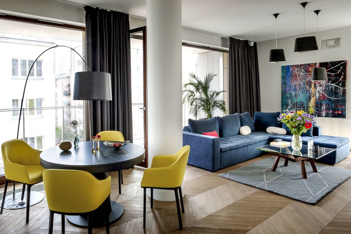 Apartament na warszawskim Powiślu, projekt: : Anna Koszela, Maria Widelak