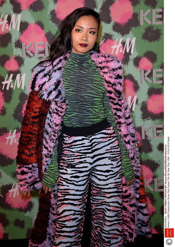 Gwiazdy na pokazie Kenzo x H&M w Nowym Jorku