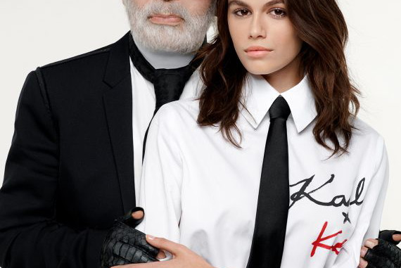 Karl Lagerfeld i Kaia Gerber