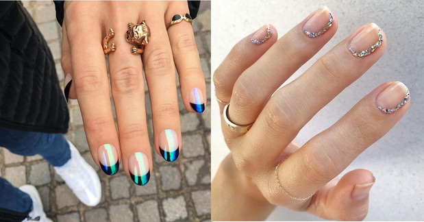 Paznokcie 2019 - trendy: CD nails
