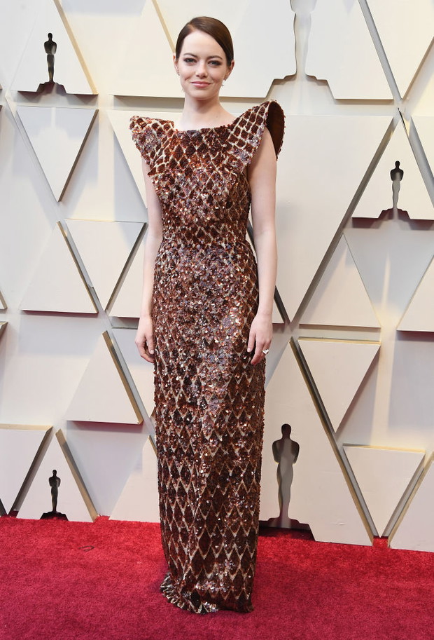 Oscary 2019: Emma Stone w sukni Louis Vuitton